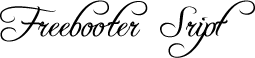 Font Freebooter Script
