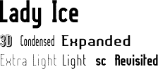 Font Lady Ice