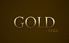 Gold Text Style