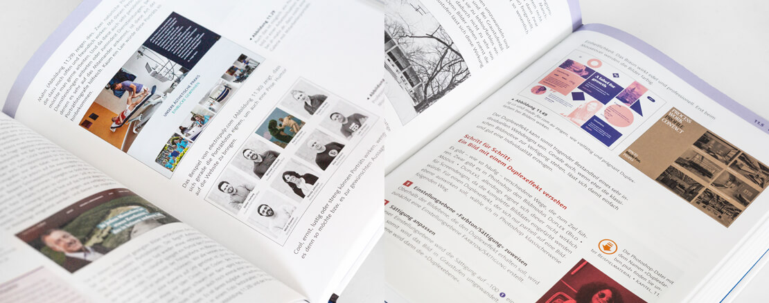 Beispiele aus dem Webdesign-Buch
