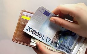 Aufkleber für Geldscheine