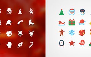 Flat Christmas Icons