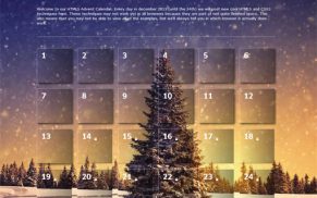 HTML5 and CSS3 Advent 2011