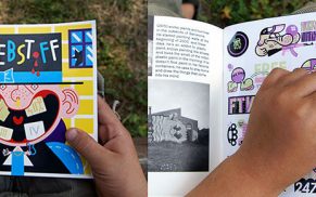 Erst lesen, dann kleben