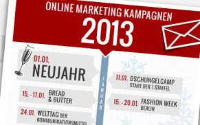 Marketing Kampagnen Kalender für 2013