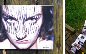 4 Meter langes Künstlerbuch