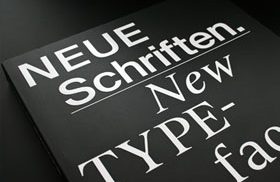 Neue Schriften. New Typefaces.