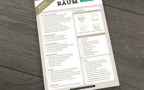 Notizblock für den Frühjahrsputz