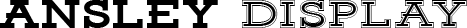 Font Ansley Display