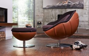 Lounge-Sessel im Balldesign