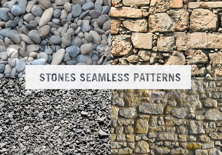 Stones Seamless Patterns