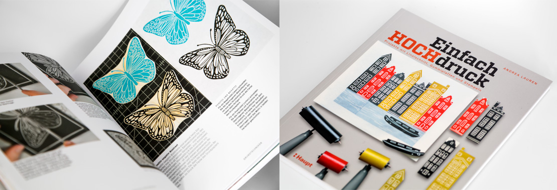 Einfach Hochdruck Buch - Projekte mit Linolschnitt, Gummiplatten und Stempeln gestalten und drucken