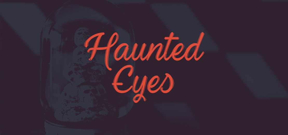Halloween Font Haunted Eyes