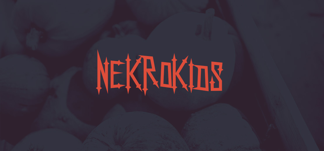 Halloween Font Nekrokids