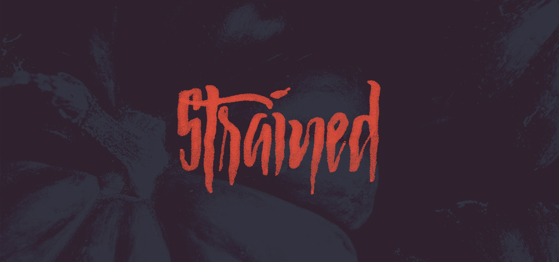 Halloween Font Strained
