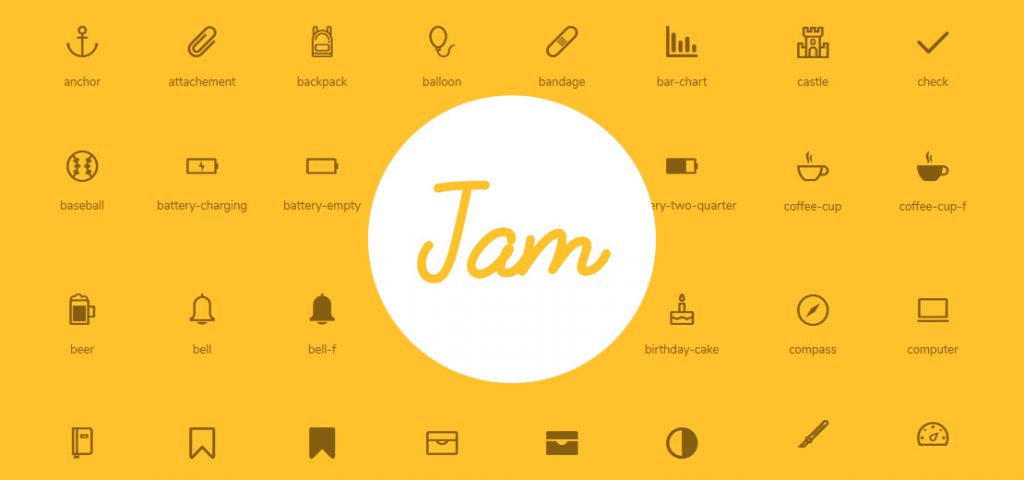 Handcrafted »JAM Icons«