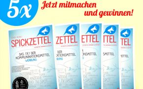 »SPICKZETTEL«: Verlosung zum Jubiläum