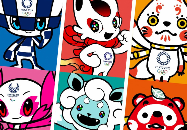  Japanisches Olympia-Maskottchen 