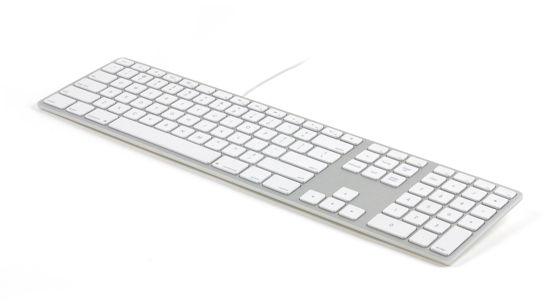 Tastatur im Design von Apple-Tastaturen