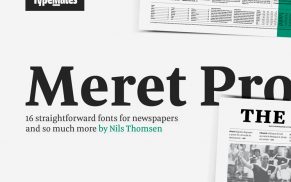 Meret Pro – Schrift nicht nur für Zeitungstypografie
