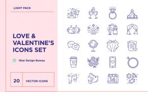 Love & Valentine’s Icons Set