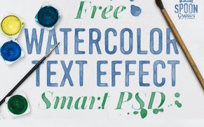Watercolour Text Effect