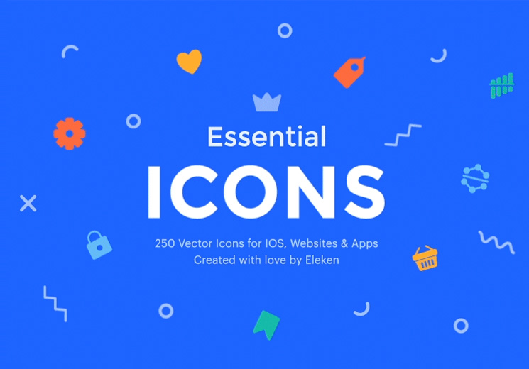 »Essential Icons Set« zum Downloaden