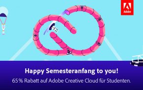 Happy Semesteranfang: Adobe Creative Cloud für Studenten 65% günstiger