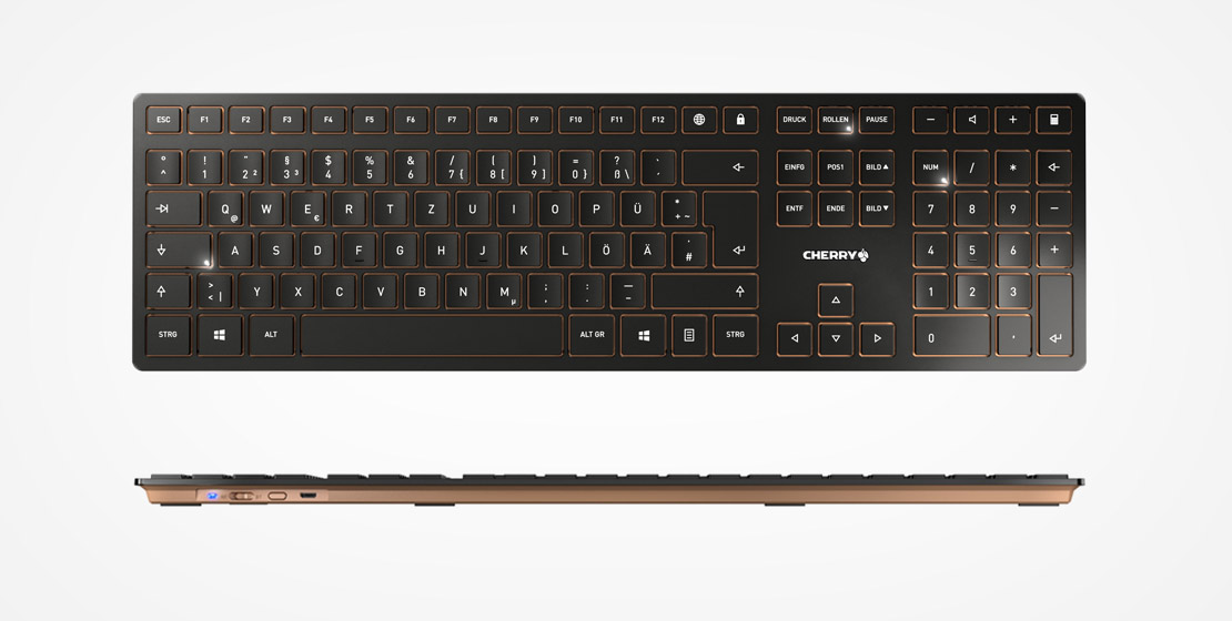 Tastatur vom Desktop-Set DW 9000 Slim von Cherry