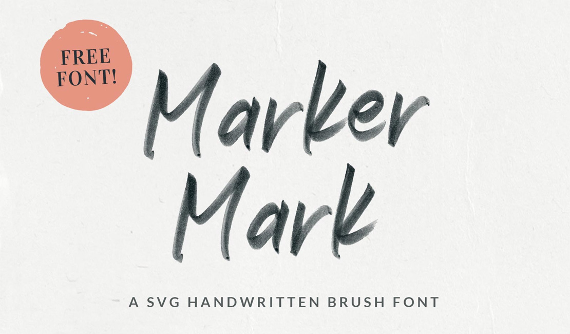 Marker Mark Free Font