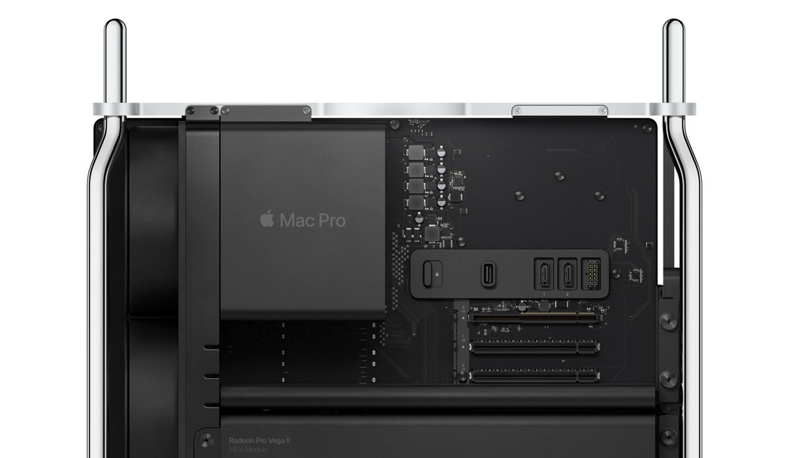Mac Pro von innen - Detailansicht