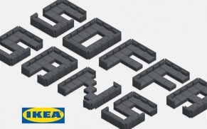 Schrift aus Sofas: IKEA bringt kostenlose »Soffa Sans«