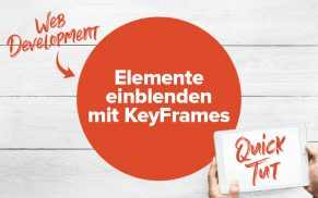 Seiten und Elemente per CSS einblenden (mit Keyframes)