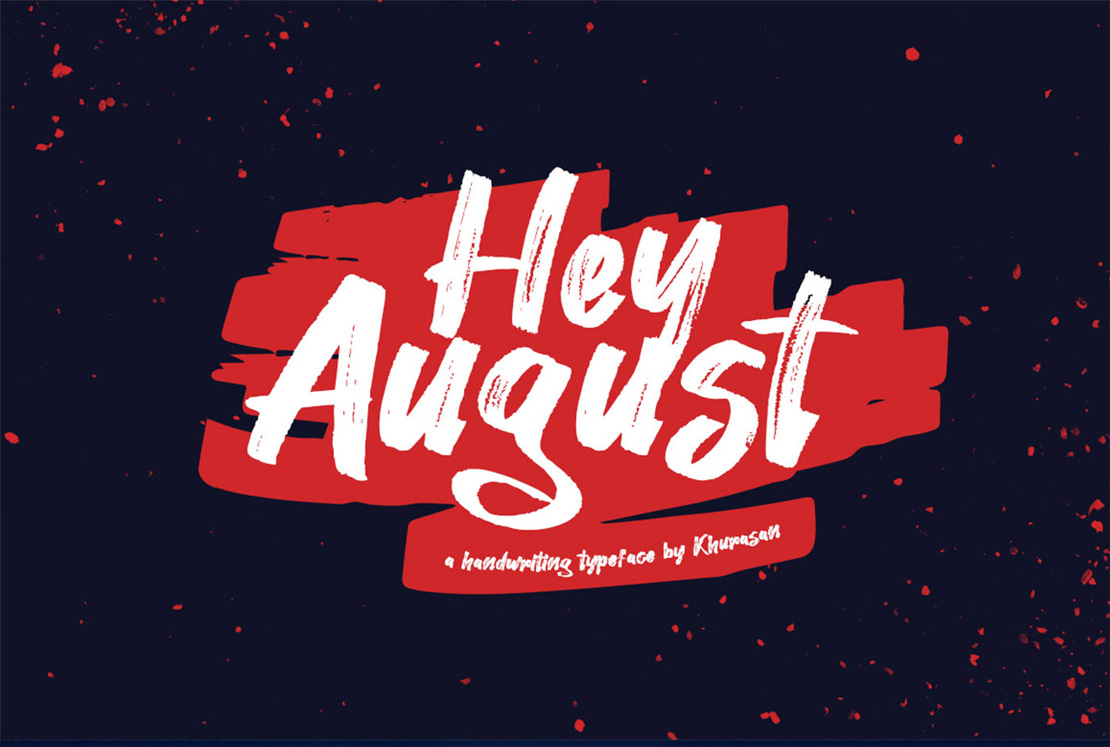 Hey August Free Font