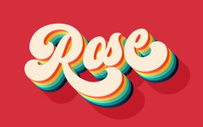 Rose Text Effect