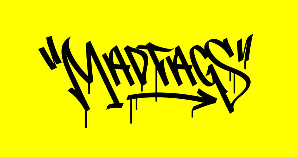 MadTags Graffiti-Schrift