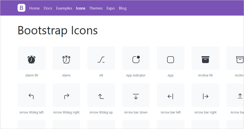 Bootstrap Icons SVG
