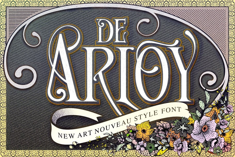 De Arloy Jugendstil-Typeface