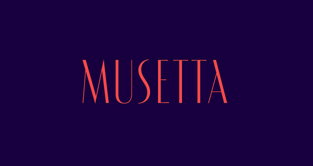Musetta Display Font