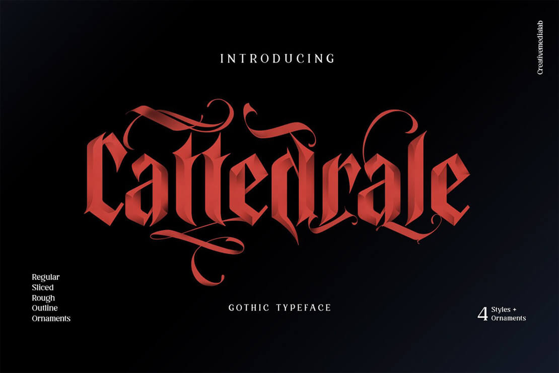 Cattedrale Gothic Blackletter