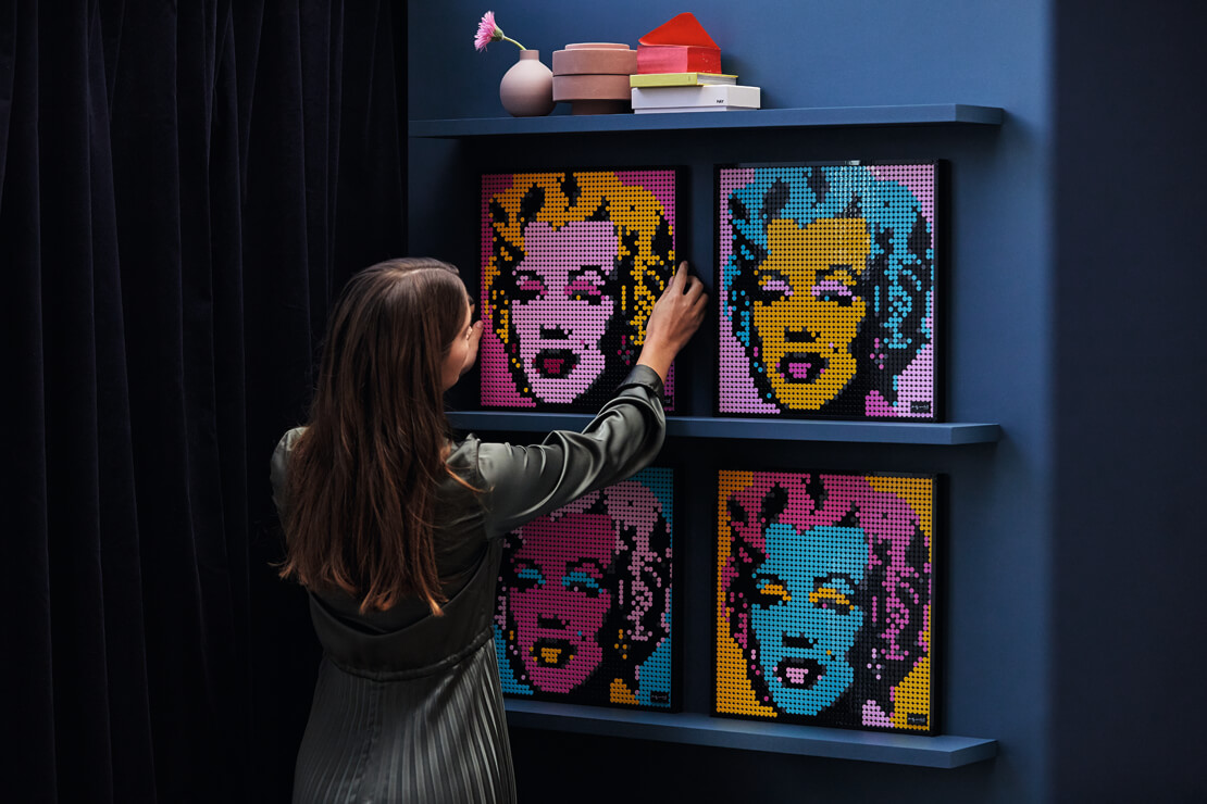 LEGO Art-Set Andy Warhol - Marilyn Monroe