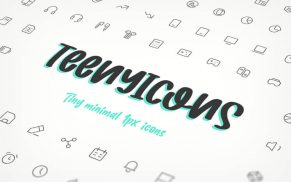 Teenyicons: SVG-Symbole für Einsatz auf kleinstem Raum