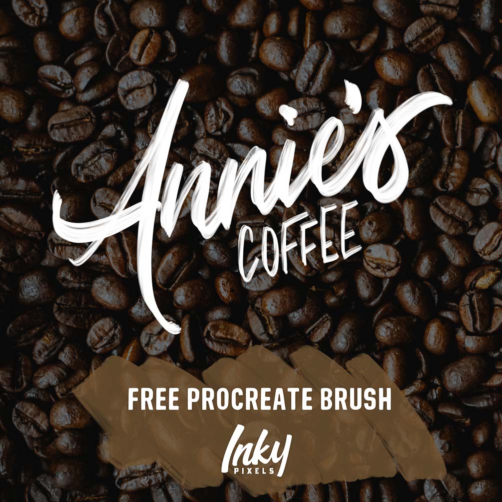 Annie’s Coffee Free Procreate Brush