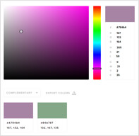 Color-Picker für Komplementärfarben