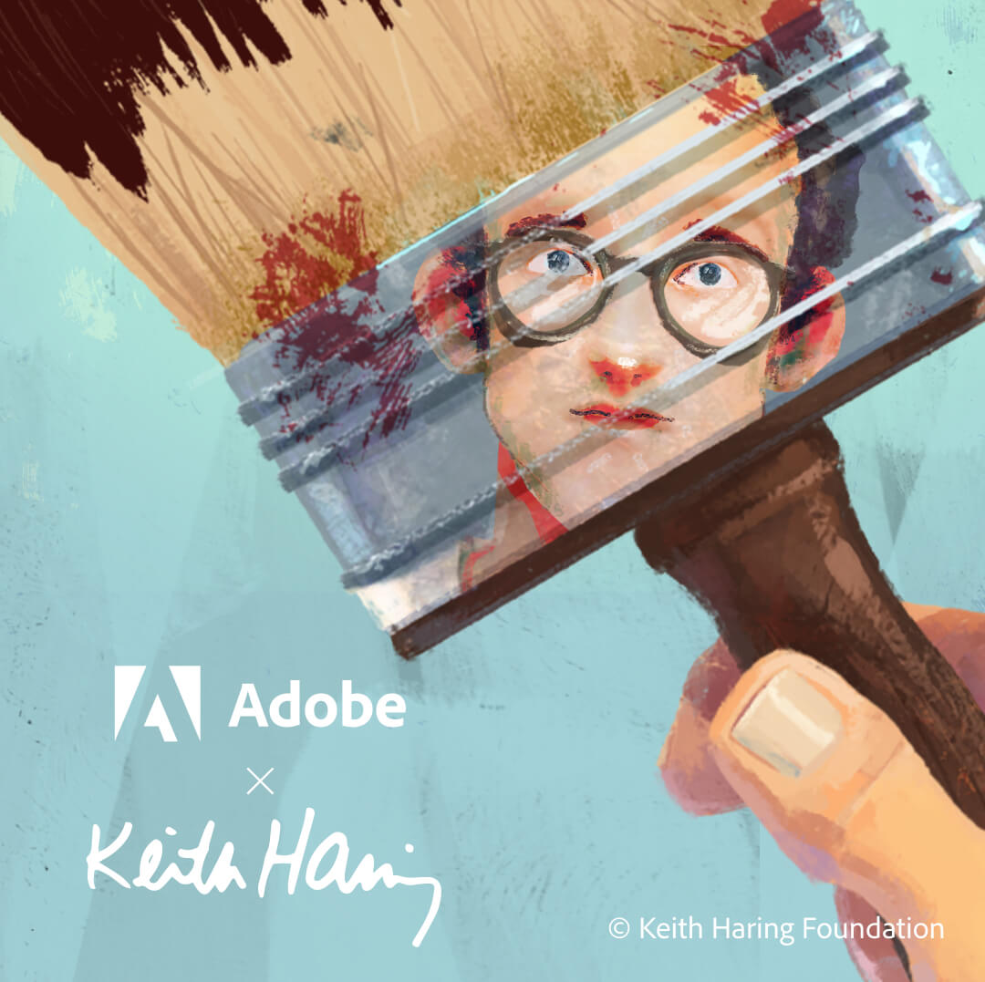 Keith Haring Brushes für Photoshop und Fresco zum Downloaden