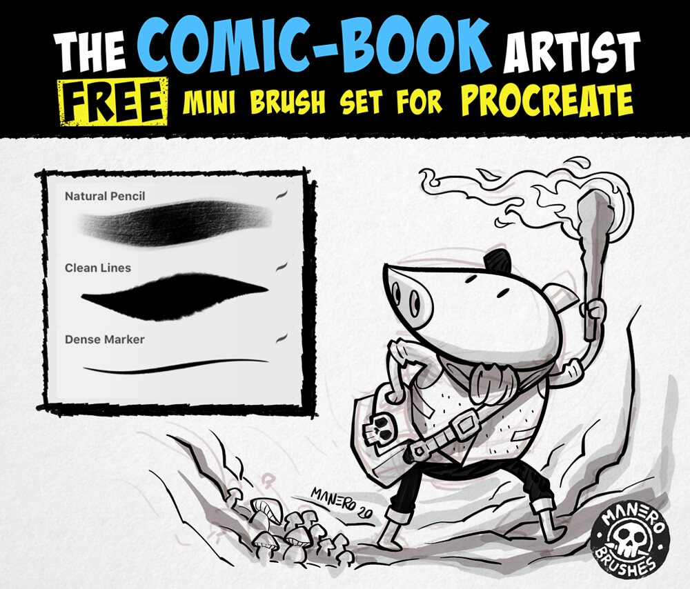 Procreate Brushes Comic Book Artist