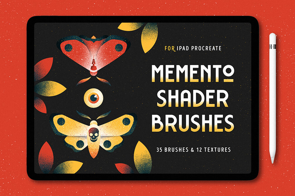 Shader Brushes für Procreate auf dem iPad