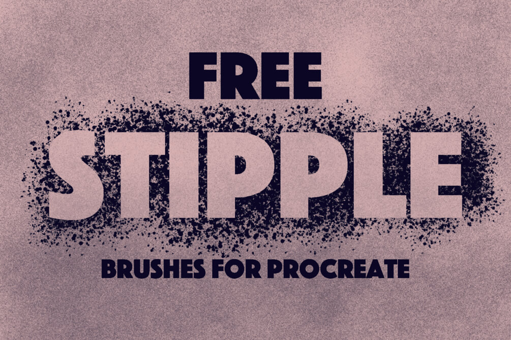 Stipple Brushes für Procreate