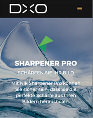 DxO Sharpener Pro Plugin zum Schärfen von Bildern