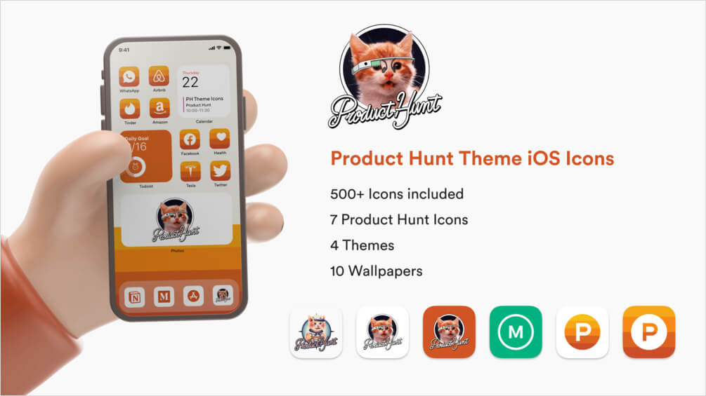 Product Hunt Theme iOS-14-Icons